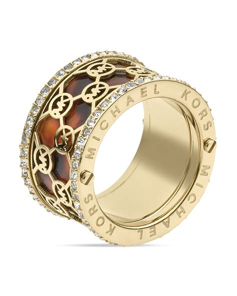 michael kors tortoise ring